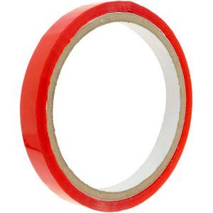 Cinta adhesiva 66m x 9mm rojo para cerrar bolsas 16 Ud.
