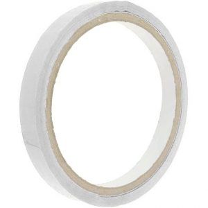 Cinta adhesiva 66m x 9mm blanco para cerrar bolsas 16 Ud.