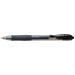 Pilot - Boligrafo G2 negro tinta gel (12 unidades)