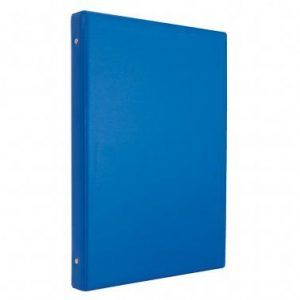 Carpeta PVC Folio 4 anillas 25 mm Azul claro