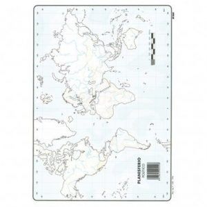 Mapa Mudo A4 Físico