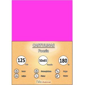 Cartulina 180gr 50x65 Fucsia (125 hojas)