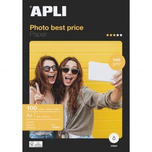 Papel fotográfico Glossy A4 140gr (100 hojas)