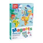 APLI Juego Magnets Mapamundi