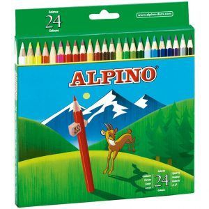 Lapices de colores Largos (24 ud.)