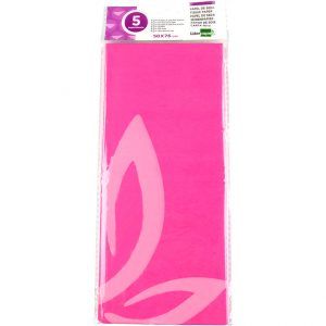 Papel seda 52x76cm Rosa fuerte (5 hojas)