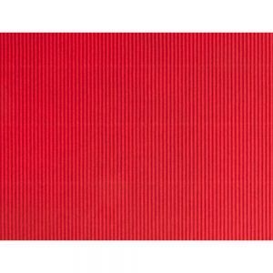 Cartón ondulado 50x70cm Rojo (10 hojas)