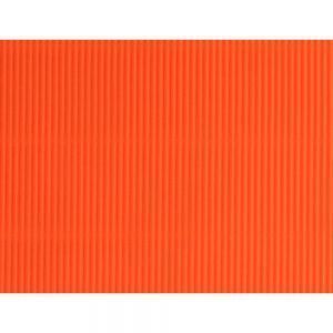 Cartón ondulado 50x70cm Naranja (10 hojas)