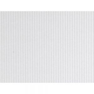 Cartón ondulado 50x70cm Blanco (10 hojas)