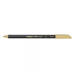 Rotulador edding 1200 oro punta fibra 0.5mm (10 Ud.)