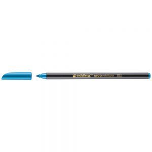 Rotulador edding 1200 azul metalizado punta fibra 0.5mm (10 Ud.)