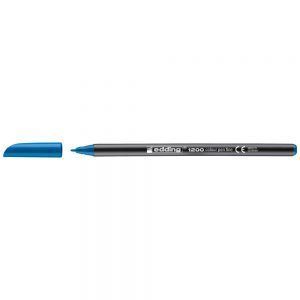 Rotulador edding 1200 azul claro n.5 punta fibra redonda 0.5mm (10 Ud.)