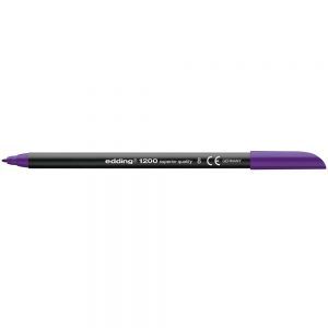 Rotulador edding 1200 violeta punta fibra redonda 0.5mm (10 Ud.)