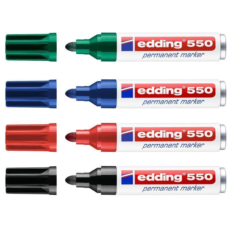 Edding 550 Rotulador Permanente Punta Redonda Recargable Edding 550 Rotulador Permanente Punta Redonda Recargable