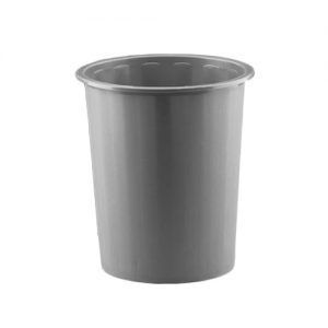 Papelera de Plástico Cerrada 14 Litros Gris