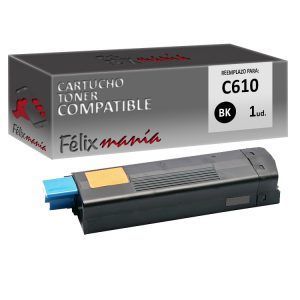 Toner Negro Compatible Oki C610