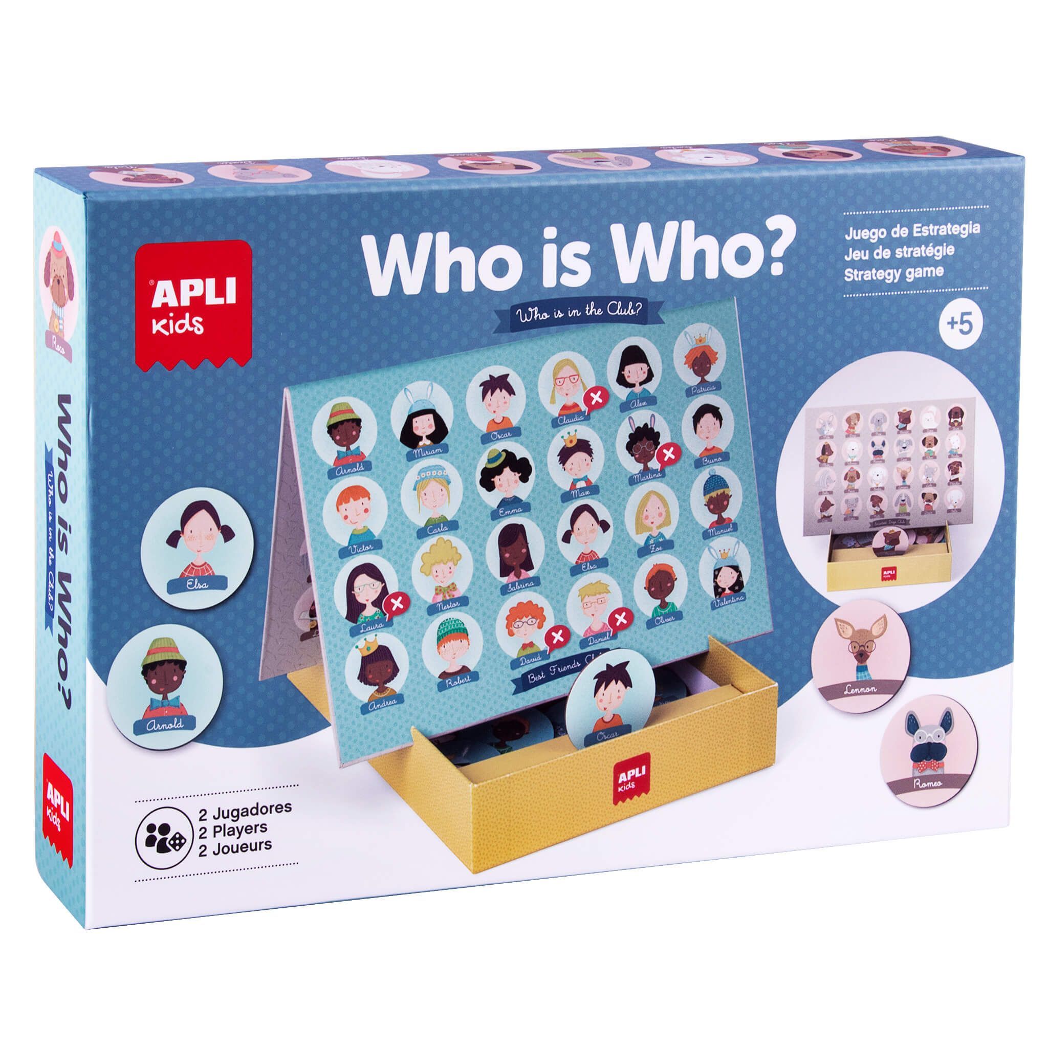 APLI Juego Quién es quién 2 en 1 APLI Juego Quién es quién 2 en 1