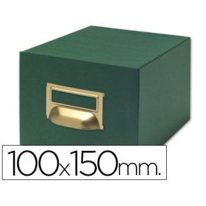 Fichero de Tela Verde para Fichas