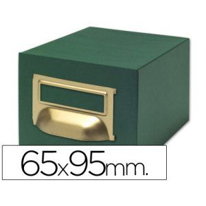 Fichero de Tela Verde para Fichas