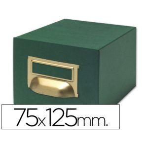 Fichero de Tela Verde para Fichas