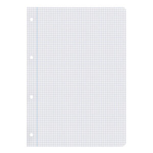 Liderpapel Recambio de Anillas 100 h 100g/m², A4, 4 taladros, con Margen
