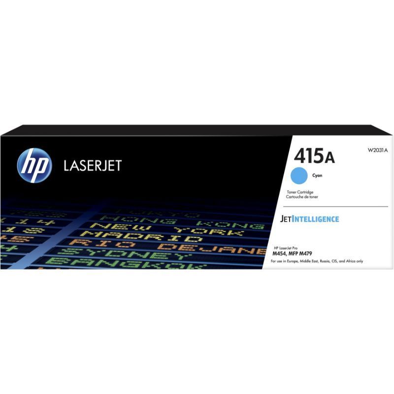 HP W2031A Cyan Cartucho de Toner Original - 415A HP W2031A Cyan Cartucho de Toner Original - 415A