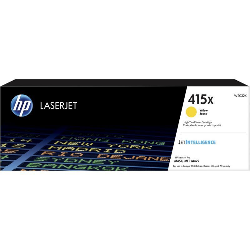 HP W2032X Amarillo Cartucho de Toner Original - 415X HP W2032X Amarillo Cartucho de Toner Original - 415X