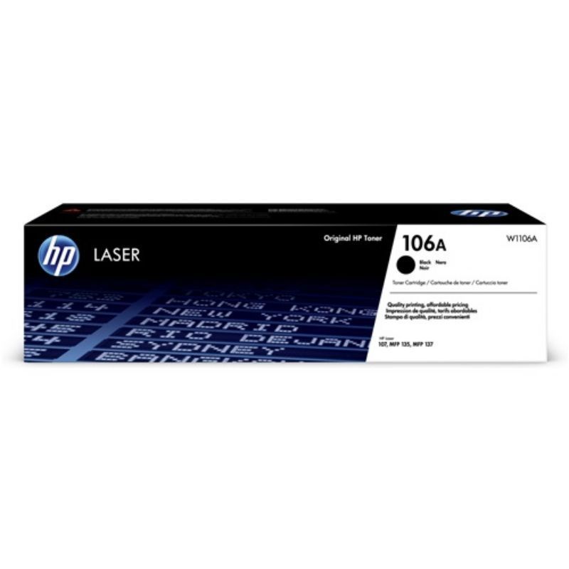 HP W1106A Negro Cartucho de Toner Original - 106A HP W1106A Negro Cartucho de Toner Original - 106A