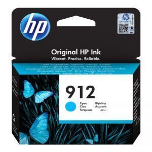 HP 912 Cyan Cartucho de Tinta Original