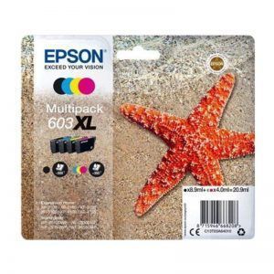 Epson 603XL Pack de 4 Cartuchos de Tinta Originales