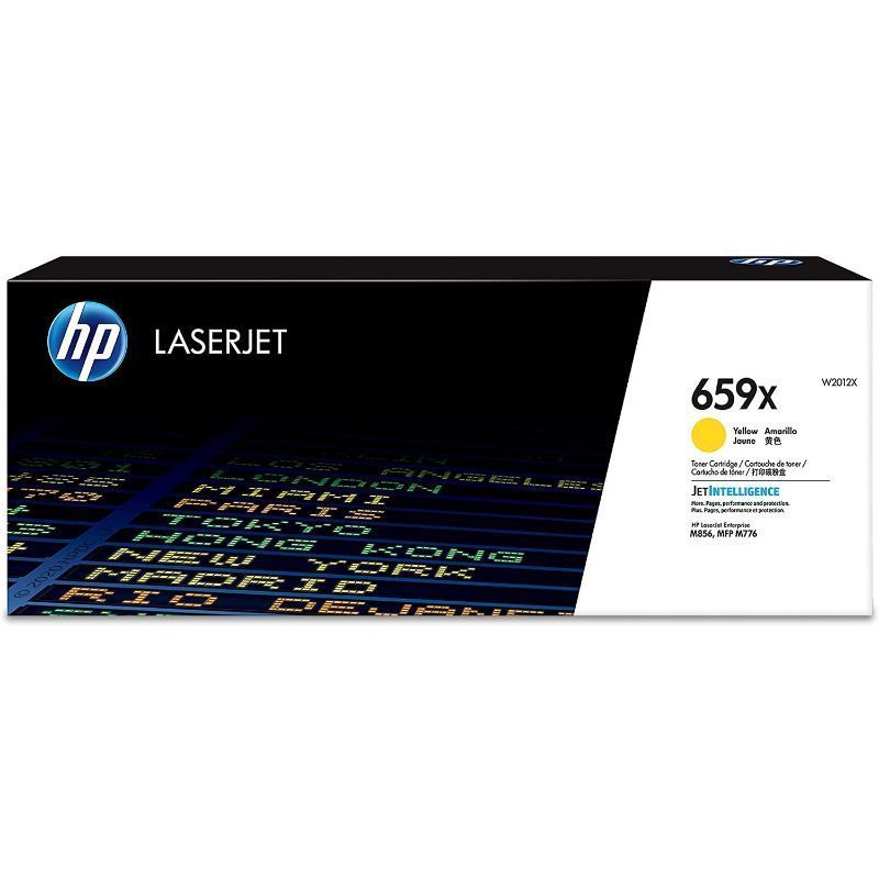 HP W2012X Amarillo Cartucho de Toner Original - 659X HP W2012X Amarillo Cartucho de Toner Original - 659X