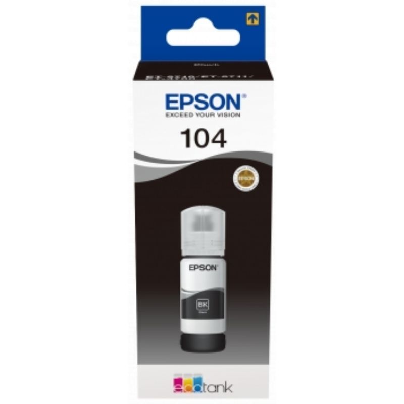 Epson 104 Negro - Botella de Tinta Original C13T00P140 Epson 104 Negro - Botella de Tinta Original C13T00P140
