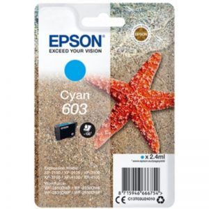 Epson 603 Cyan Cartucho de Tinta Original