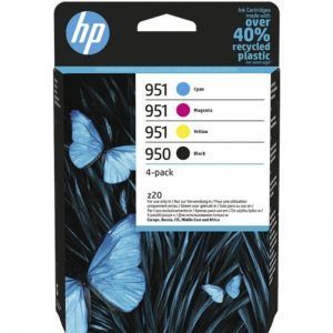 HP 950 + 951 Pack de 4 Cartuchos de Tinta Originales