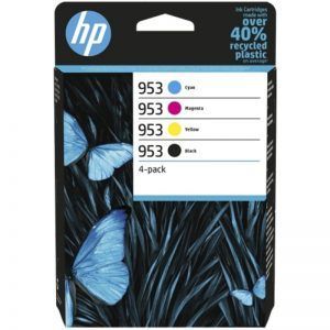 HP 953 Pack de 4 Cartuchos de Tinta Originales (6ZC69AE)