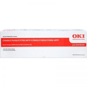 OKI C9600/C9650/C9655/C9800/C9850 Amarillo Tambor de Imagen Original