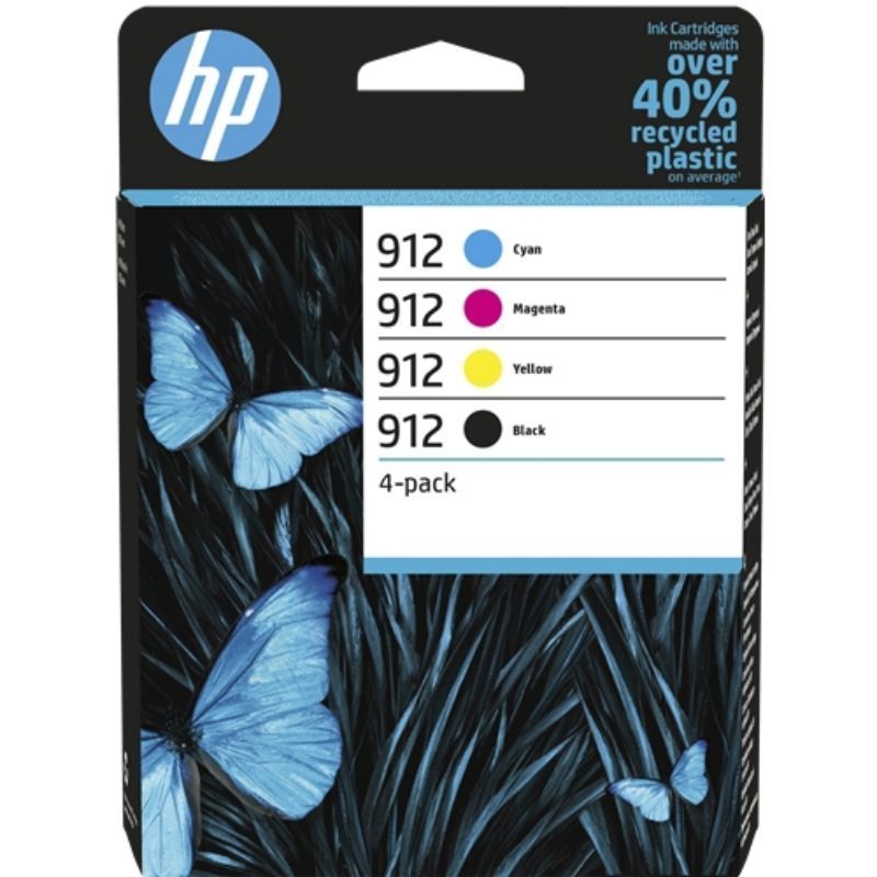 HP 912 Pack de 4 Cartuchos de Tinta Originales HP 912 Pack de 4 Cartuchos de Tinta Originales