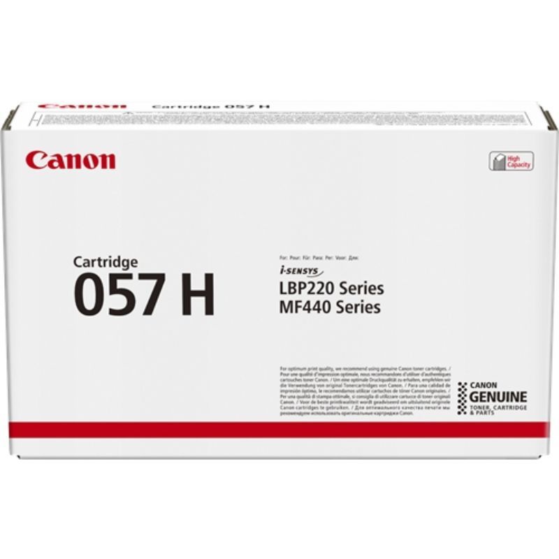 Canon 057H Negro Cartucho de Toner Original - 3010C002 Canon 057H Negro Cartucho de Toner Original - 3010C002