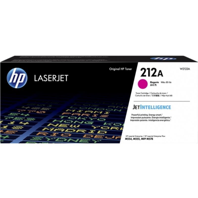 HP W2123A Magenta Cartucho de Toner Original - 212A HP W2123A Magenta Cartucho de Toner Original - 212A