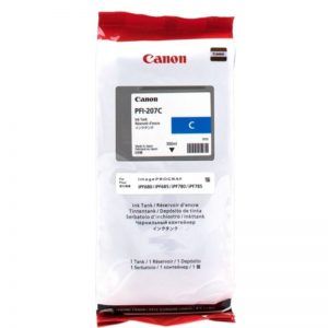 Canon PFI207 Cyan Cartucho de Tinta Original/8790B001