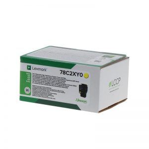 Lexmark CS421/CS521/CS622/CX421/CX522/CX622/CX625 Amarillo Cartucho de Toner Original/78C2XYE