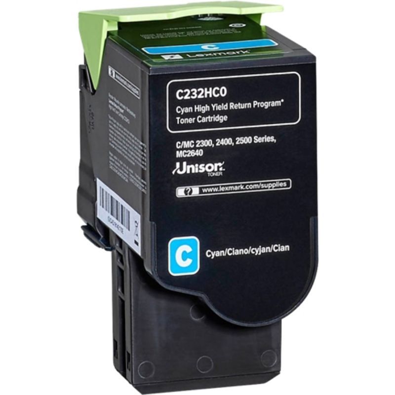 Lexmark C2325/C2425/C2535/MC2325/MC2425/MC2535/MC2640 Cyan Cartucho de Toner Original Lexmark C2325/C2425/C2535/MC2325/MC2425/MC2535/MC2640 Cyan Cartucho de Toner Original