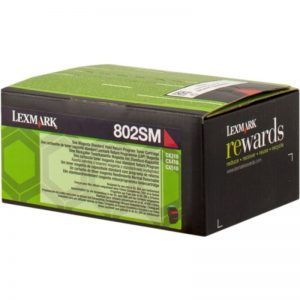 Lexmark CX310/CX410/CX510 Magenta Cartucho de Toner Original/80C2SME/802SM