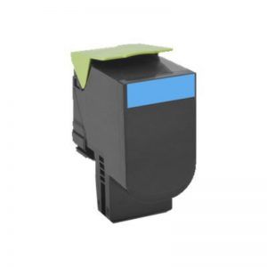 Lexmark CX410/CX510 Cyan Cartucho de Toner Original/80C2HCE/802HC