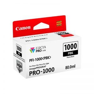 Canon PFI1000 Negro Photo Cartucho de Tinta Original/0546C001