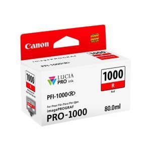 Canon PFI1000 Rojo Cartucho de Tinta Original/0554C001