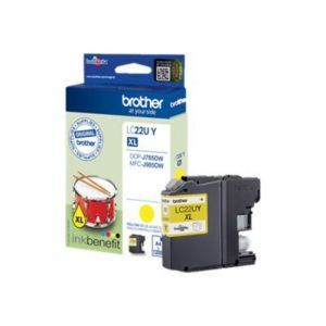 Brother LC22U Amarillo Cartucho de Tinta Original