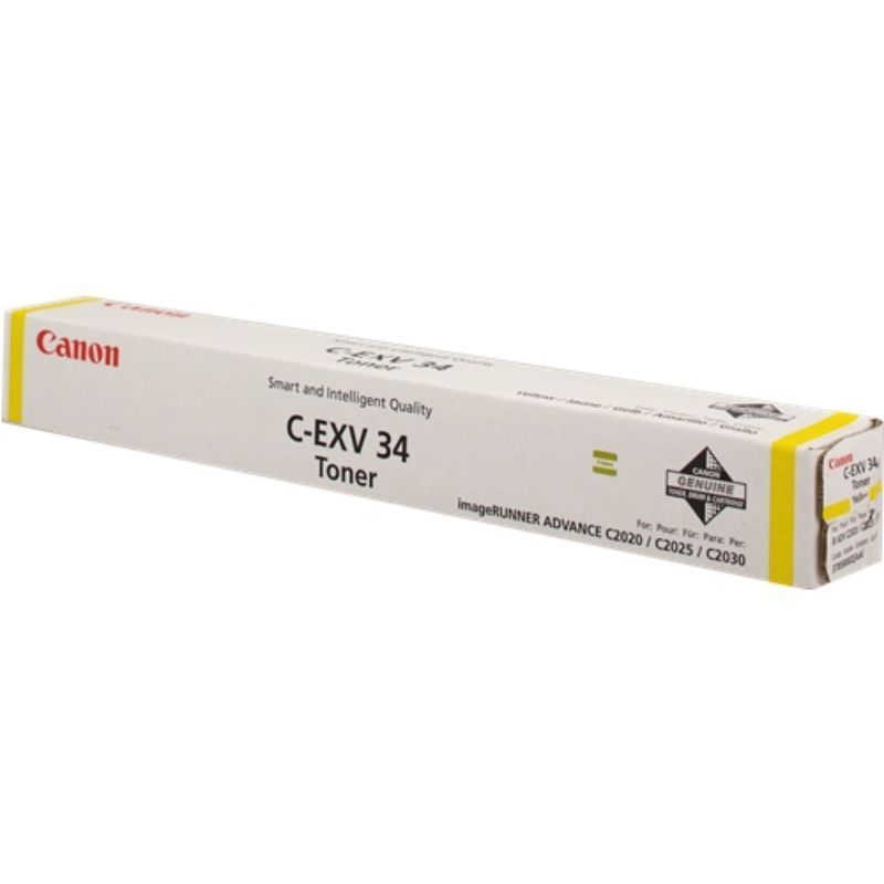 Canon CEXV34 Amarillo Cartucho de Toner Original Canon CEXV34 Amarillo Cartucho de Toner Original