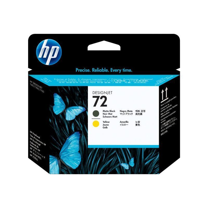 HP 72 Cabezal de Impresion Original - Negro Mate y Amarillo HP 72 Cabezal de Impresion Original - Negro Mate y Amarillo