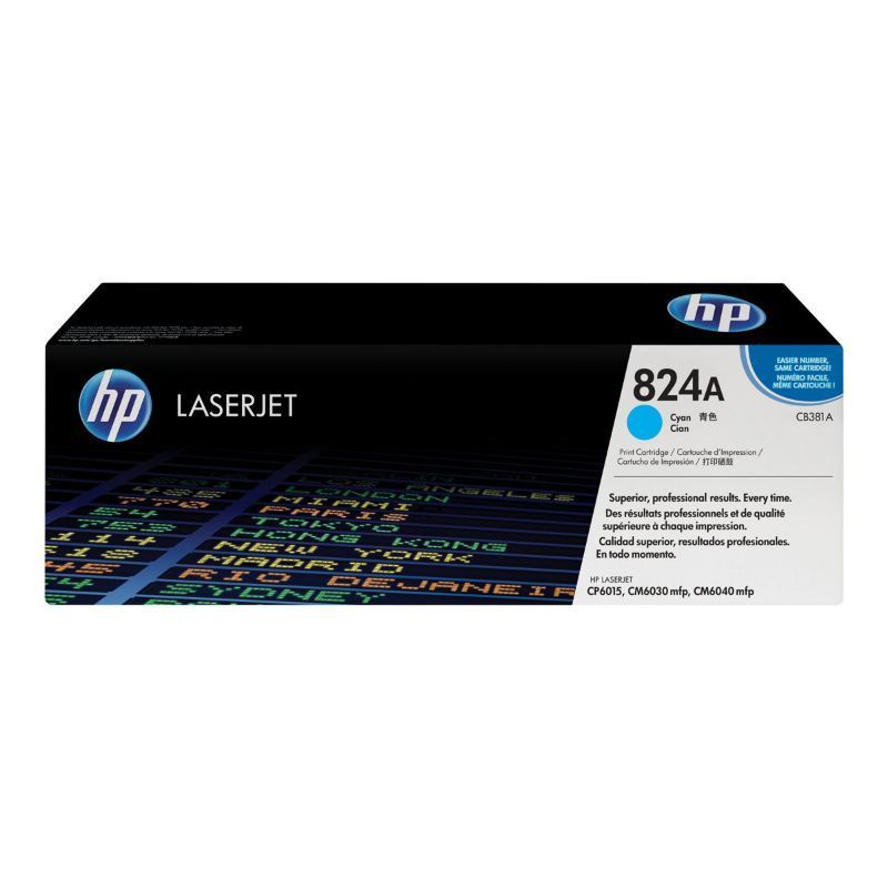 HP CB381A Cyan Cartucho de Toner Original - 824A HP CB381A Cyan Cartucho de Toner Original - 824A